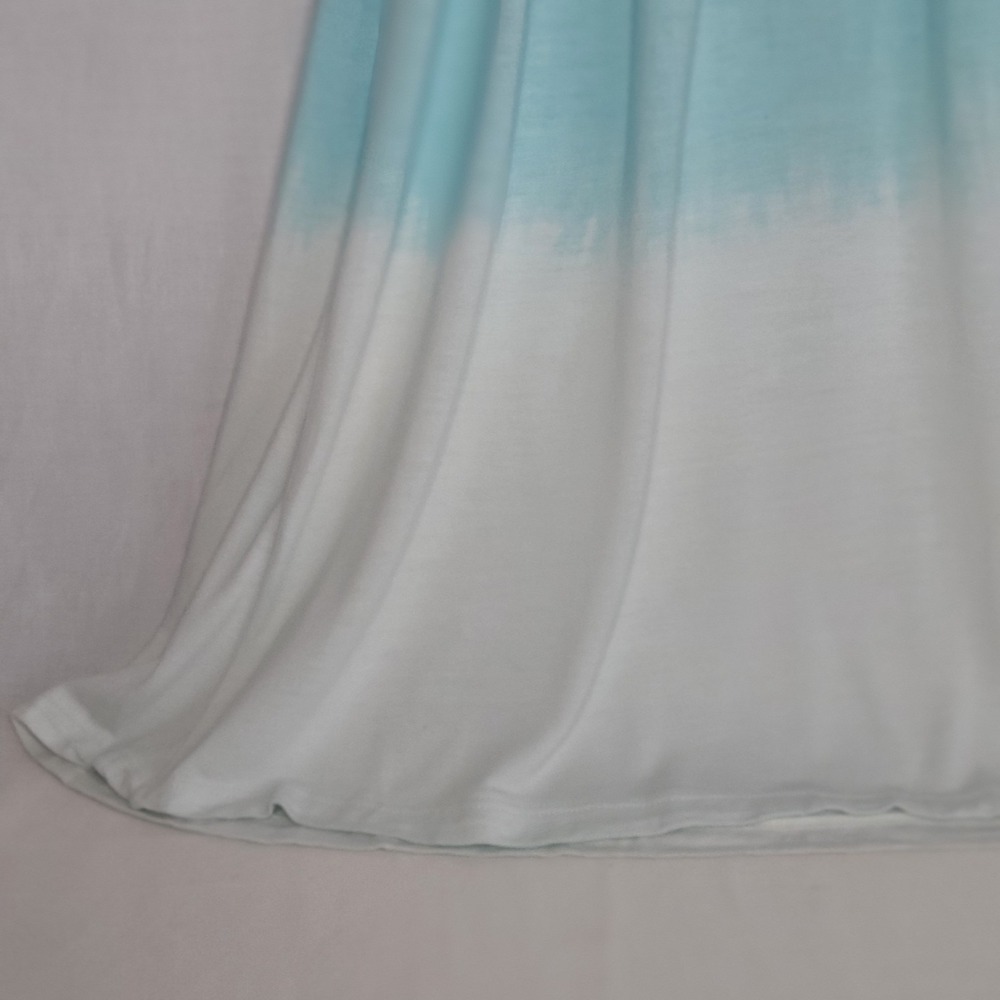 NWT Santiki Lexi Tank Sundress Ombre Blue White Boho Beach Adjustable Sz Large - Picture 9 of 10